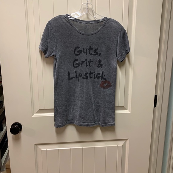 Tee Shirt “Guts, Grit & Lipstick 💋” - Picture 2 of 7